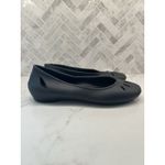 Crocs NEW Kadee Solid Black Ballet Flats Slip On Shoes Sandals Womens Size 10 Photo 3
