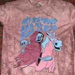 EMMA ATTERBURY DEMONS RIDE OR DIE GRAPHIC PULLOVER SWEATSHIRT Pink Photo 4