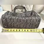 Coach Taylor Python Animal Print tote Purse F26037 Gunmetal Leather trim Photo 10