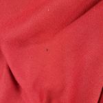 VINTAGE Company C Throw 44"W x 86" Red Pure Wool Knit Hand Twisted Fringe Photo 10