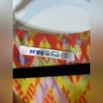 Peter Nygard Peter Nygård Women’s Butterfly Sleeve Layered Chiffon Bling Chevron Blouse Sz S Photo 14