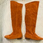 Vegan suede over the knee boots. VGUC Brown Size 7 Photo 6