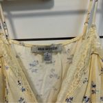 Urban Outfitters  Cream Floral Tie Front Top Photo 4