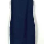House of Harlow  1960 Navy Scoop Neck Knit Compression Bodycon Midi Dress Small Photo 3