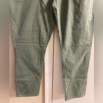 American Eagle classic stretch skinny olive green trousers Sz 12 short Women NWT Photo 3