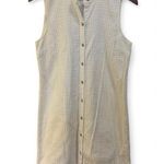 MICHAEL Michael Kors White Eyelet Sleeveless Button Down Shirt Dress 6 Photo 0