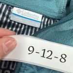 Columbia Vest Womens Small Blue Warmer Days Hooded Quilted Full Zip Thermal Coil Photo 2