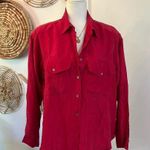 Valerie Stevens Vintage Silk Shirt M Quiet Luxury Minimalist Power Blouse Photo 1