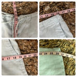 Chadwick's Linen Pants Womens 16 Teal Relaxed Wide Leg High Waist Drawstring 32” Photo 2