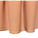 Versona Peach Textured FlarePleated Lined Stretch Skater Skirt Photo 3