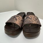 Donald Pliner  Fiji Slides Tan Brown Size 7.5 Photo 2