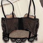 Dynamite Black lace crop top from Photo 1