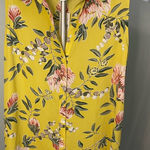 Loft Floral Mixed Media Button Down size medium Photo 0