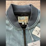 Sandrine Rose Women’s Original Zip Bomber Vermont Denim Full Zip Jacket Sz M NWT Size M Photo 8