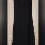 CDC black sleeveless dress with ruffle hem Size 6 Photo 3