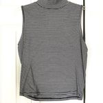 No Boundaries In Great Condition  Turtle Neck Tank Top Black and White Sz Large Photo 0