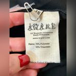 Awake NWT A.W.A.K.E. Scoop-Neck Pleated Long Dress with Gloves Black Size 38 Photo 13