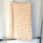 Topshop Dainty Floral Cottage Slip Skirt Feminine Bambicore Coquette Size 8 Photo 2