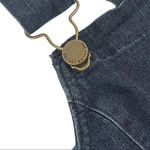 RACHEL Rachel Roy Curvy Crop Skinny Denim Overalls 14W Blue Photo 4