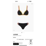 Lila Rose Lily Rose Paradise Black Pink Orange Yellow Gold Plated Chain Triangle Bikini To Photo 9