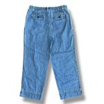 Old Navy Vintage Y2K Embroidered Floral Capri Jeans Size 6 Photo 7