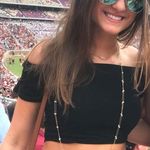 Honey Punch Black Crop Top Photo 0