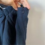 Veronica Beard  Belinda One Shoulder Top Ink Blue Jacquard 14 Photo 7