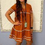 Amazon Brown/Orange Dress Photo 3