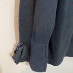 Talbots Black Long Tie Sleeve Sweater Sz S Photo 2