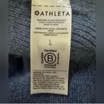 Athleta Wool Cashmere Cardigan Wrap Sweater Size L light blue to blue natural fibers Photo 1