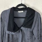 Vintage Y2K Deca Paris Fishnet Full Zip Jacket a WhimsyGoth Punk 12 Large Artsy Gray Photo 2