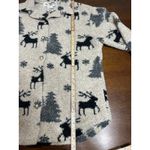 Lavon VTG  Reindeer Winter Acrylic Sweater Women Large Button Up Cozy Warm Fall Photo 4