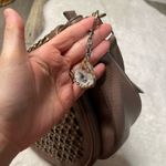 Antik Kraft  Brown Vegan Leather Gold Crossbody Bag Photo 8