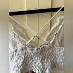 Free People  FP One‎ Intimately Adella Longline Bralette White Size Small Photo 9