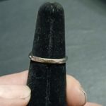 Silver 925 ruby center sapphire ring size 5 Red Photo 4