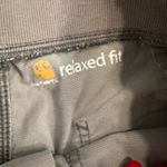 Carhartt  Women Relaxed Fit Cargo Shorts Gray Size 12 Cotton Utility 9" inseam Photo 6