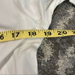 Soft Surroundings  Sz Medium White Cotton Button Down Shirt Tunic Dress Pleated Photo 13