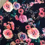 Carmen Marc Valvo  floral body-con fitted skirt small Photo 4