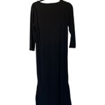 The Nines by HATCH Black Ribbed Jersey Maternity Dress Photo 3