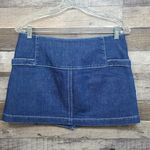 Opening Ceremony asymmetrical mini denim skirt sz S RARE!! Photo 2