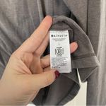 Athleta  STRATUS II TOP Long Sleeve Casual Workout Shirt Flagstone Grey Heather Photo 3