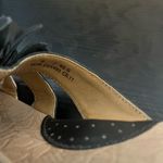 b.o.c. Born Concepts Flower Black Leather Cork Wedge Heel Sandals Sz 9 C64403 Photo 8