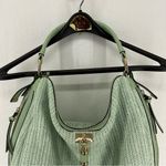 Urban Expressions Wicker Shoulder Bag Green Photo 1
