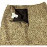 Ann Taylor Loft‎ Blazer Jacket & Skirt Set Brown Herringbone Tweed Wool Blend Size 6 Petite Photo 9