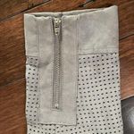 Anthropologie Hei Hei vegan suede Moto jacket Gray Women’s Small Faux suede Photo 8