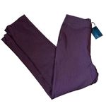 NBD Brown Straight Trouser Pants SMALL Split Hem V-Cut Crossover Waist $178 NEW Photo 5