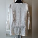 Spenses Women's White Bell 3/4 Sleeve Top Size Large Blouse Photo 3