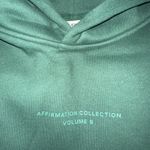 NEW Comfrt Affirmation Hoodie size L Green Size L Photo 2