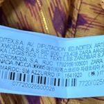 ZARA  Leaves and Geometric Shapes Halter Top Pink Yellow Green Orange Size Large Photo 11