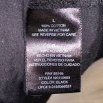 Norma Kamali  black half button down collared shirt sleeve midi fit n flare dress Photo 9